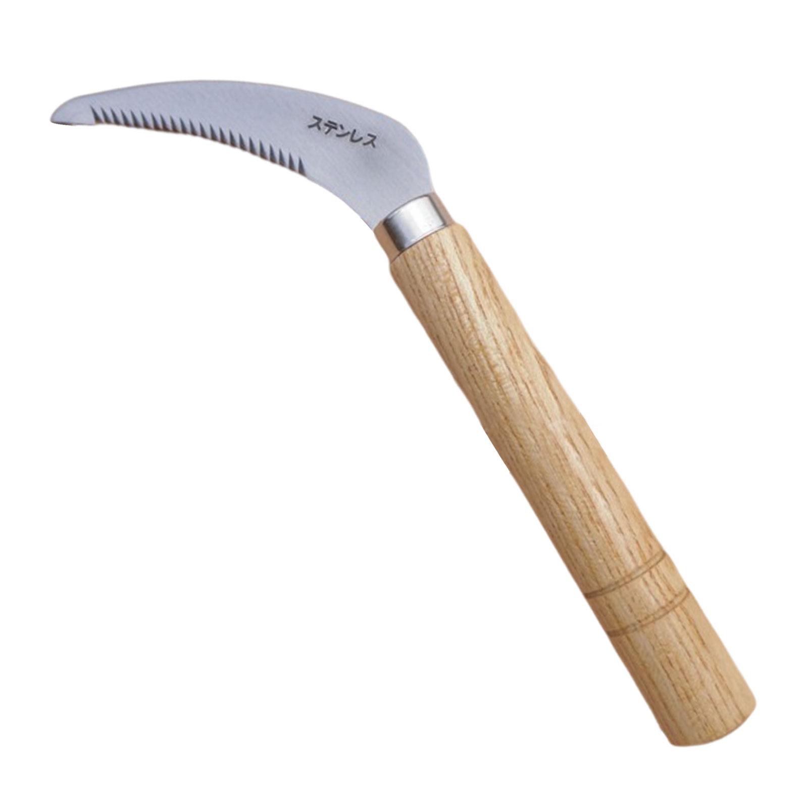 Gardening Hand Tools Japanese - มือถือ Sickle เครื่องมือแบบพกพา Heavy Duty Hand