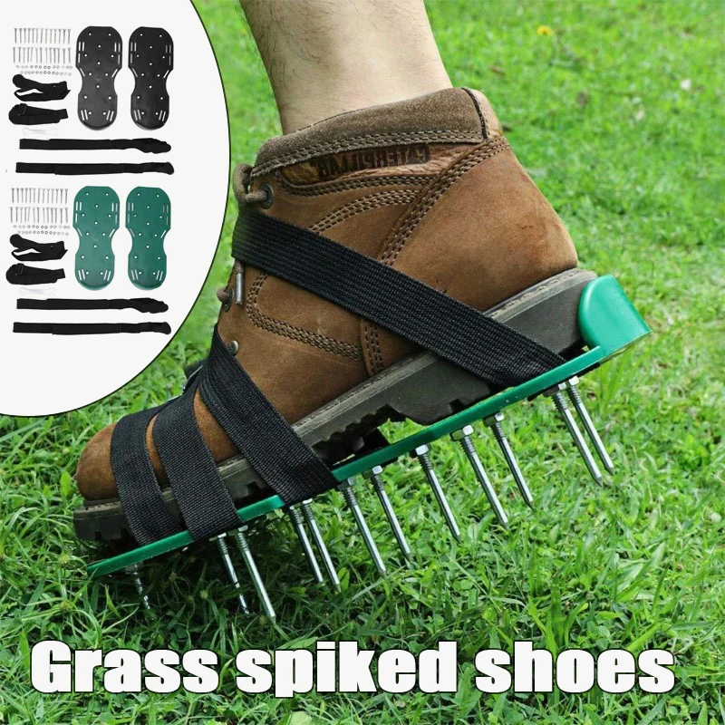 Gardening Tools Revit - รองเท้าเจาะดินแบบมีปุ่มสำหรับทำสวน 1 คู่ ใช้สำหรับเดินในสนามหญ้า ช่วยกระตุ้นการเจริญเติบโตของพืช รองเท้าทำสวนแบบมีปุ่ม
