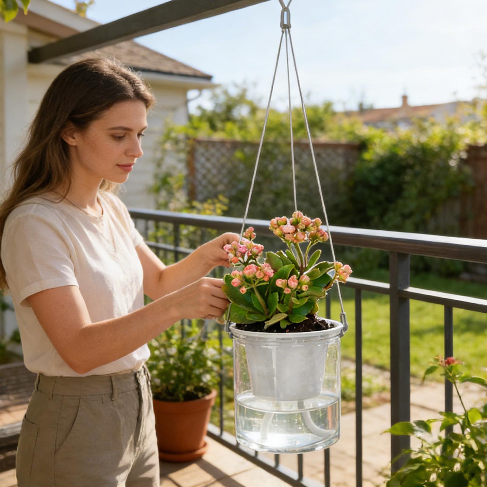 เชือกให้น้ำต้นไม้แบบอัตโนมัติ  - Self-Watering Planter บทวิจารณ์และราคา