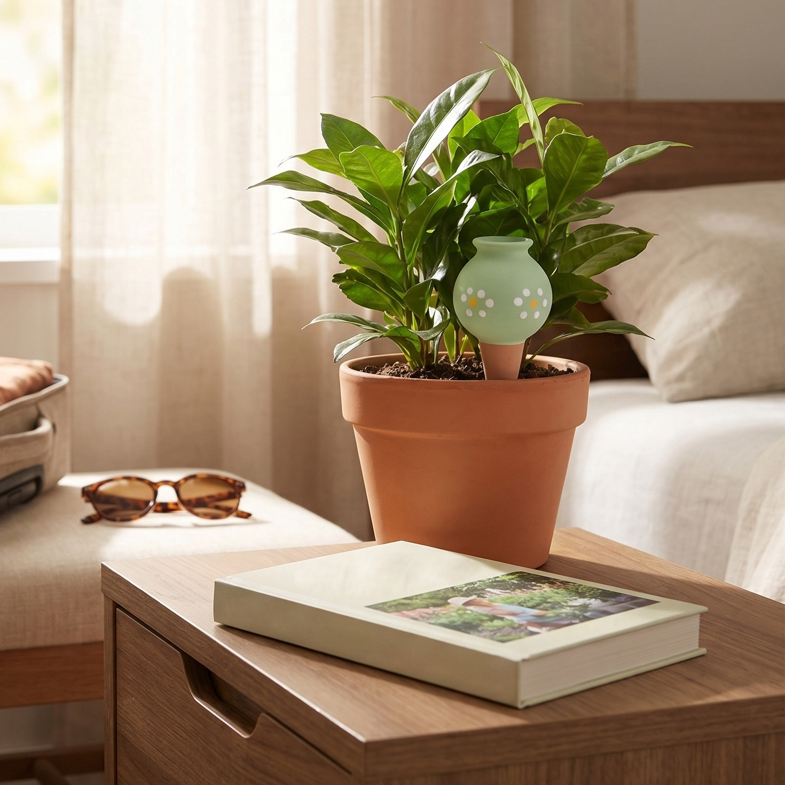4 ชิ้น หลักปักดินเผาสำหรับรดน้ - Automatic Plant Waterer บทวิจารณ์และราคา