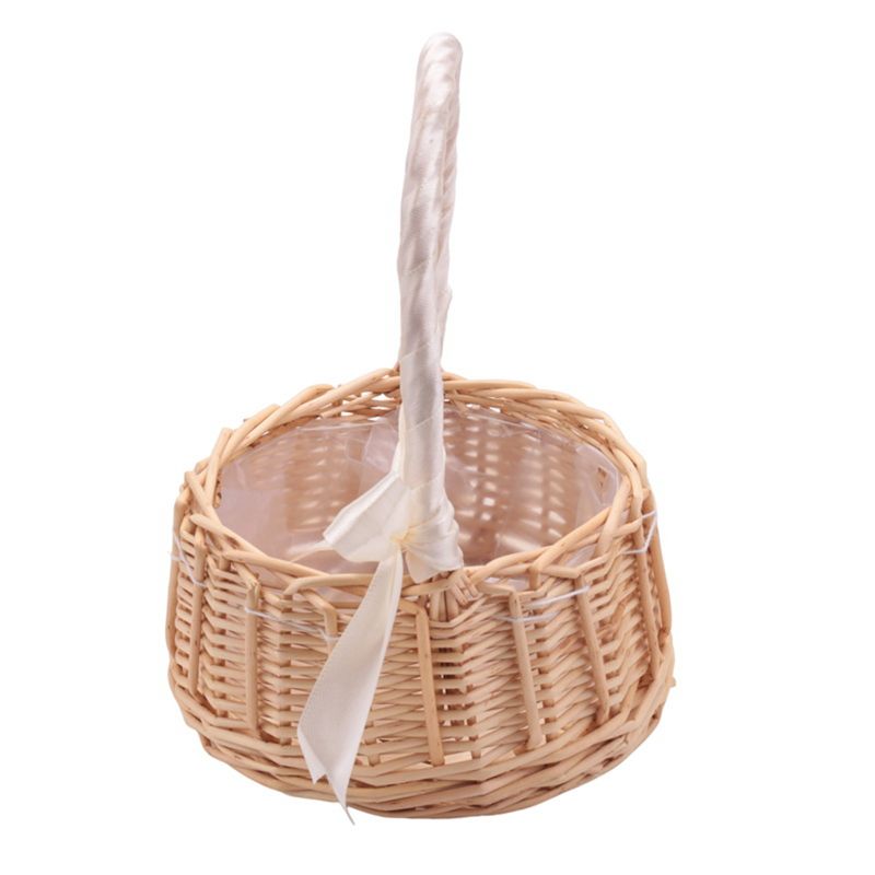 ตะกร้าดอกไม้สานหวาย A56K พร้อม - Gardening Tools Girls บทวิจารณ์และราคา
