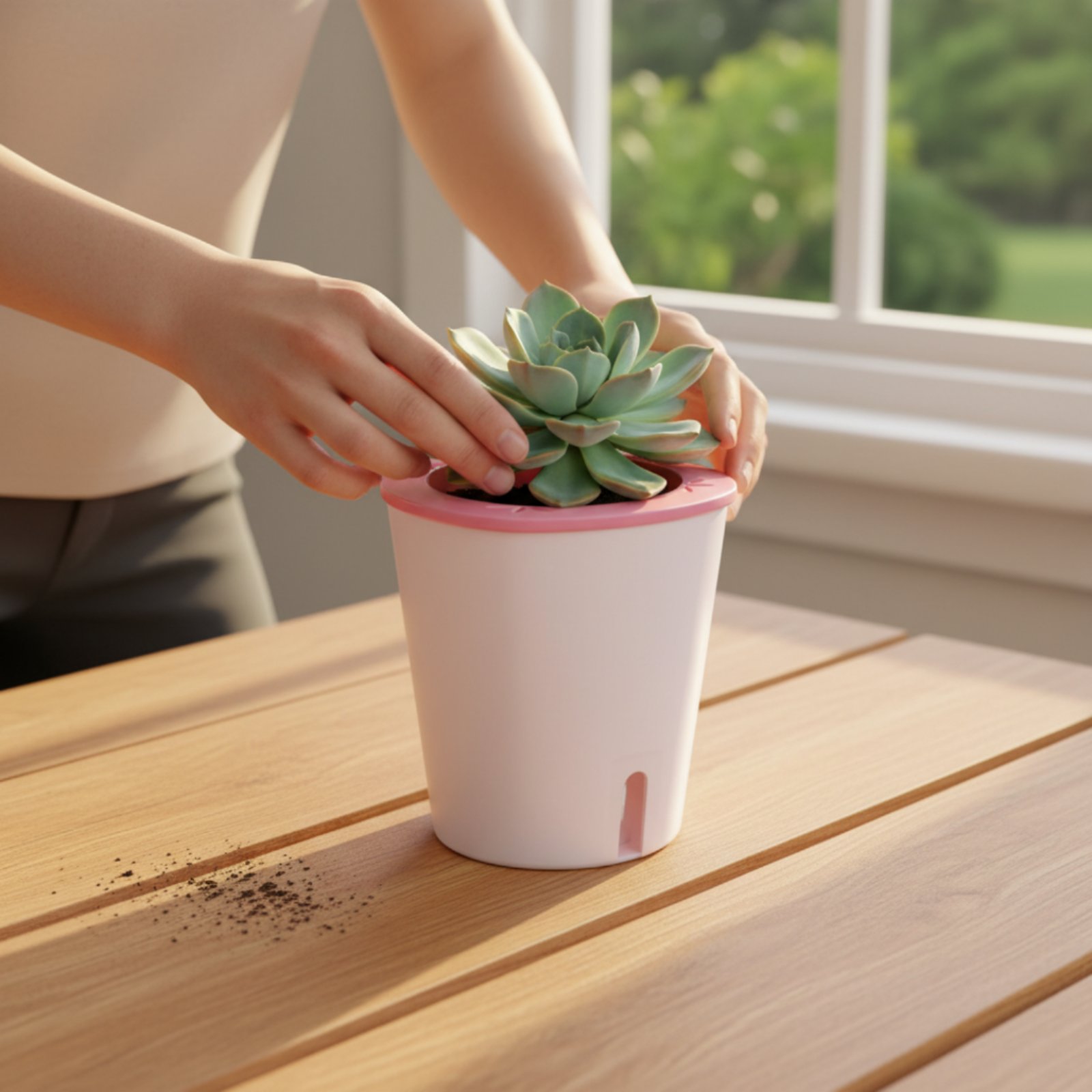 กระถางปลูกต้นไม้แบบรดน้ำเองได้ - Self-Watering Planter บทวิจารณ์และราคา